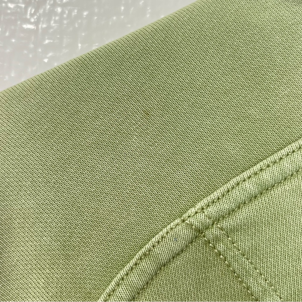 Daily Practice By Anthropologie Green cropped relaxed fit snap front shacket L - Picture 8 of 9